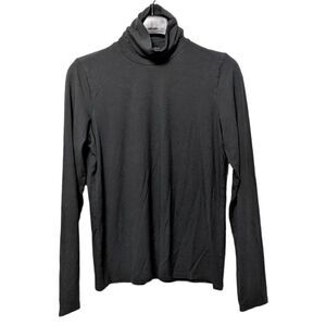 EILEEN FISHER Lightweight Stretch Rayon Turtleneck S